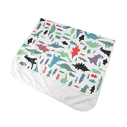 Moro Moro 3 Urine Pad, Convenient To Use, Changing Mat Prevent The Urine Leakage, (Green Dinosaur)