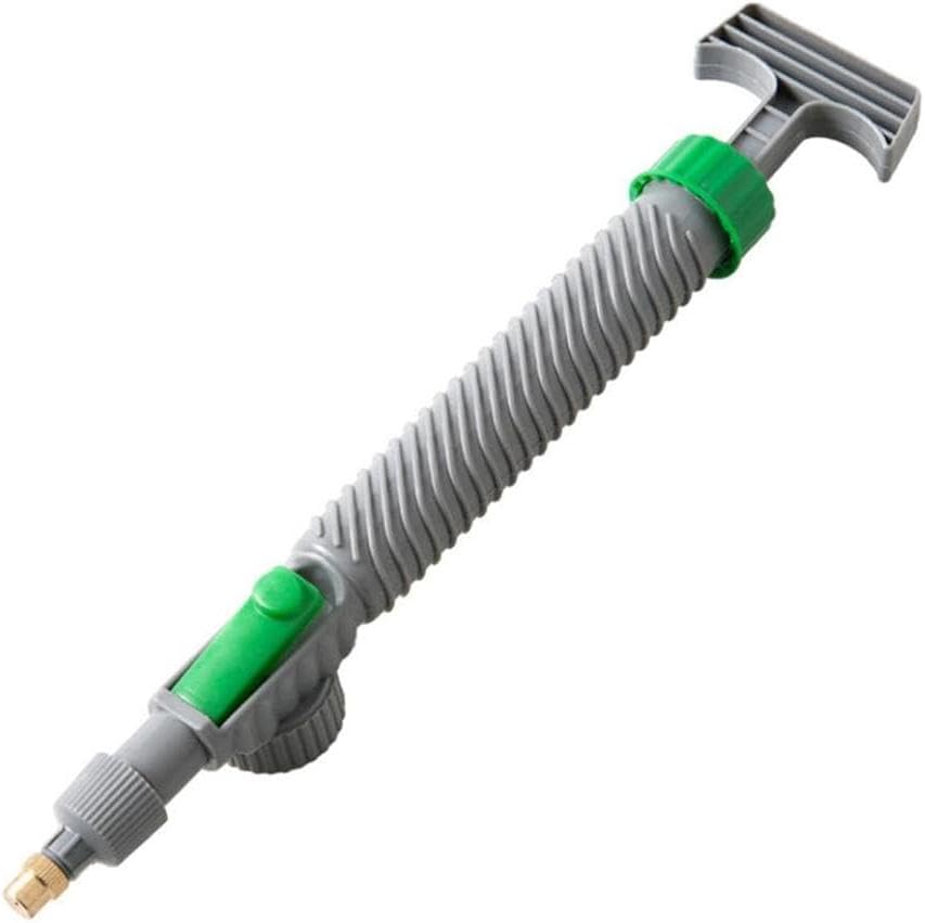 Handheld Green Plastic Garden Pump Sprayer - High Pressure Air Pump Manual Sprayer with Adjustable Nozzle - Lawn & Garden Sprayer