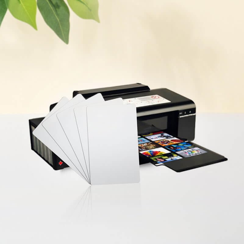 50 pcs Inkjet coated PVC id Blank Card - 50 كارت بى فى سى ابيض للطباعة على ماكينات انكجيت