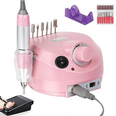 Professional Finger Toe Nail Care Electric Nail Drill Machine Manicure Pedicure Kit Electric Nail Art File Drill