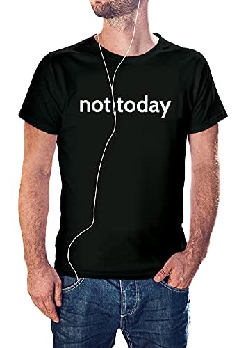Print Online Men T-Shirt Medium Black 609-BN0