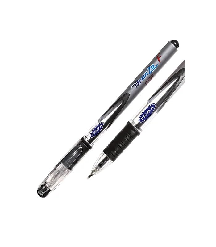 Prima Bronzo Fine Point Ballpoint Pen Set Of 10 Pens - Black - Original