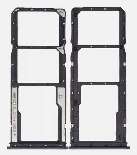 Generic SIM Card Tray Phone Replacement Line House Compatible with Xiaomi Redmi Note 11 Generic Replacement (Black)