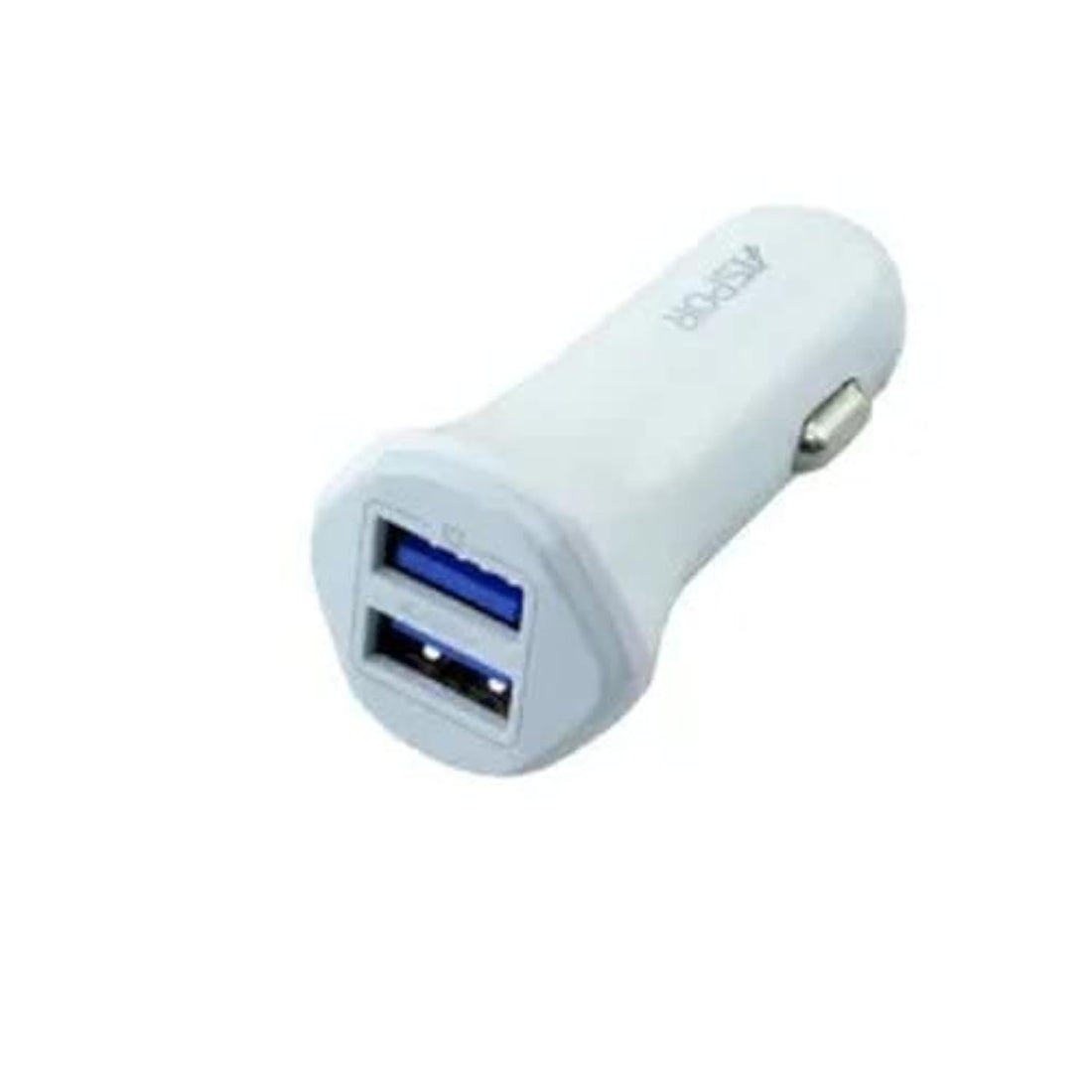 ASPOR A903 3.4A 2 USB car charger,with light - White