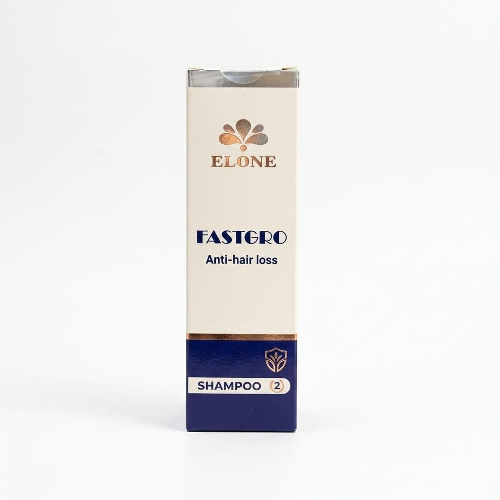 ELONE Fastgro Anti-Hair Loss Shampoo, 200ml, with Capixyl, Hydrolysed Keratin, Panthenol, Hydrolysed Silk, and Cocamide DEA