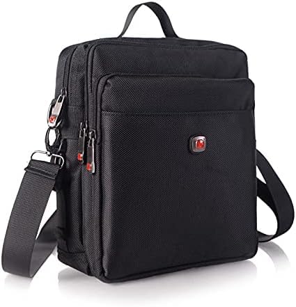GoGear Pro 11" Waterproof Shoulder Messenger Bag for 11 Inch Tablets Apple iPad, Microsoft Surface Pro Go, Samsung Galaxy Tab & Huawei | Handbag Swiss+gear Wenger Design | Drop-Proof, Durable