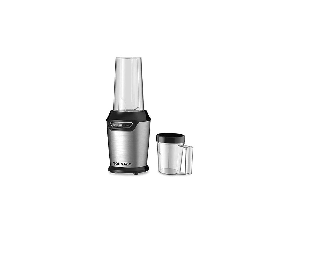 TORNADO Electric Blender 1000 Watt 0.75 Liter Extra 0.5 Liter Jar Black TBL-1000W