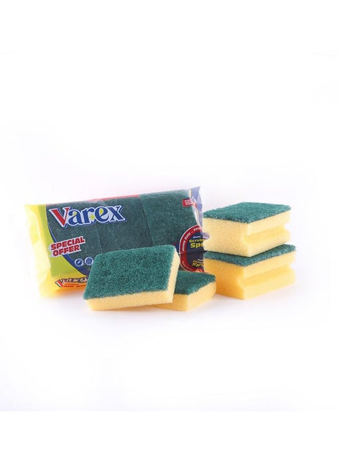 Varex Special Offer kitchen Sponge Nail Saver, Flat 4 Piece