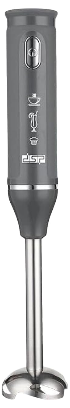 DSP Hand Blender 200W with Full Copper Motor - Stainless Steel Blades & Detachable Parts for Easy Cleaning - Single Speed Operation - Ideal for Smooth Blending, KM1094