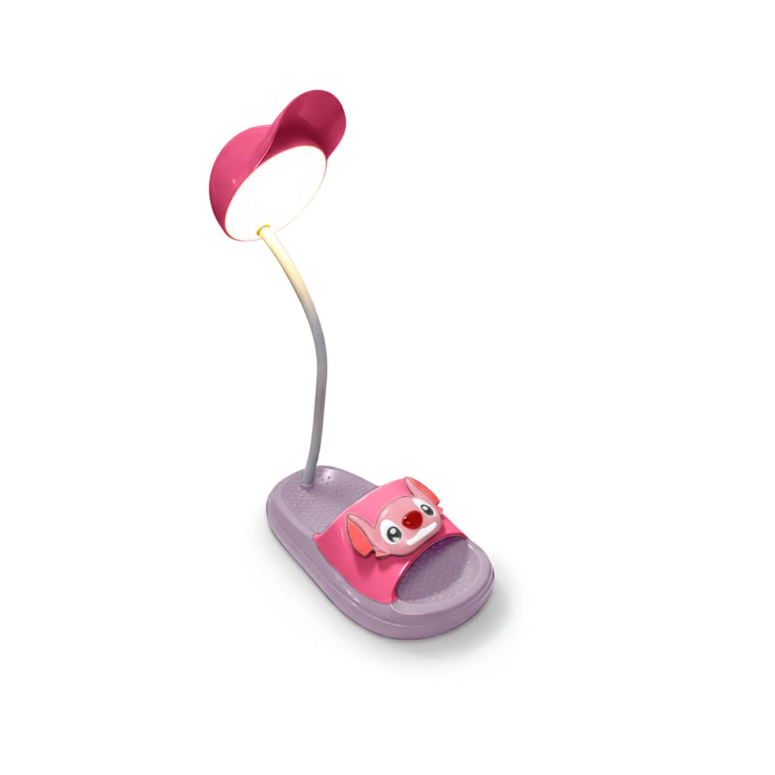 Table Lamp – Cool Mini Lamp Led with Power Switch, Adjustable Light With 3 Brightness Levels, Perfect for Studying, Reading & Sleeping, Eye-Caring Soft Light (Light purple & Dark pink)