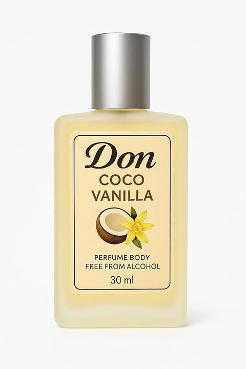 don Coco Vanilla Perfume Body Free From Alcohol 30ml