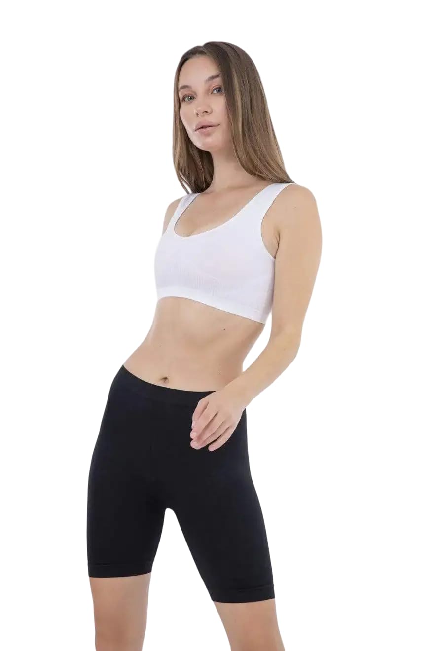 CARINA Womens Ribbed Non-paded Soft Bra