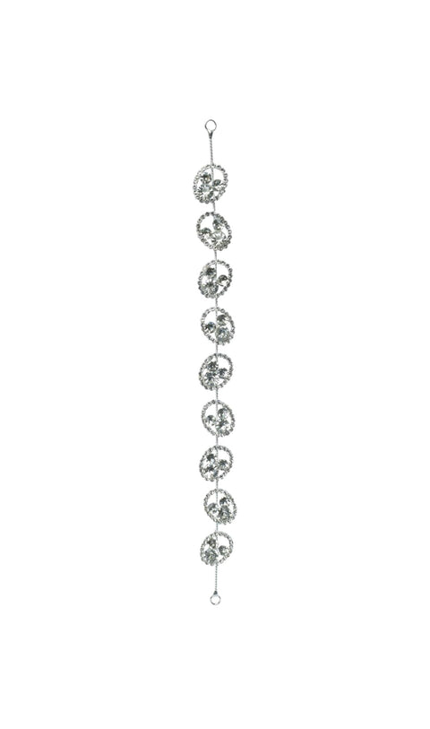 Stainless Steel Teedy Pear Wedding Headpiece For Girl - Silver