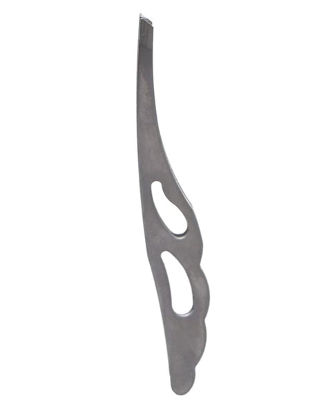 Elreda Stainless Steel Facial Hair Remover Tweezer for Facial Hair and Eyebrow - Silver