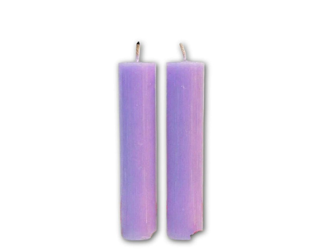 Luxury Scented Candle - Intense, enduring fragrance that transforms spaces into serene, romantic havens with every burn. (M12 – 2 pcs, Purple)