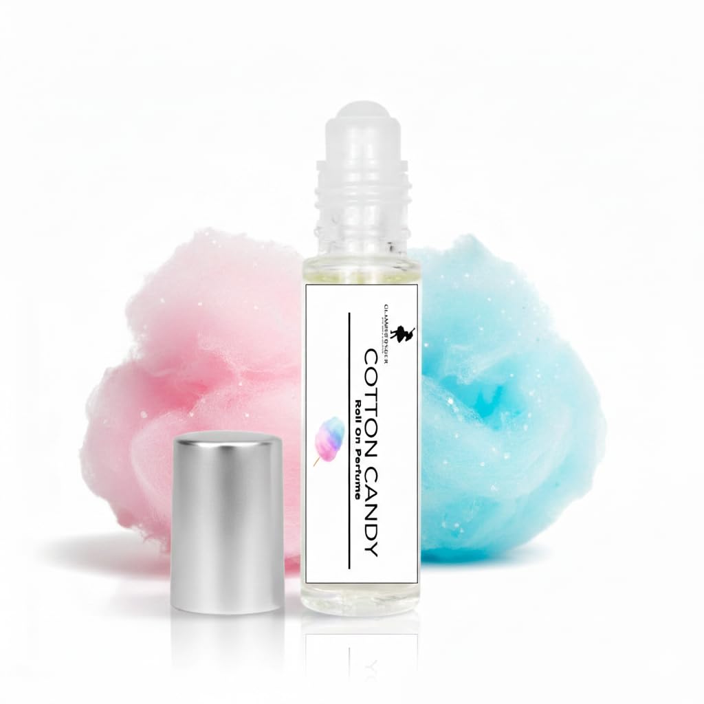 Glamour D Nour Cotton Candy Roll on Perfume 8 ml, Transparent