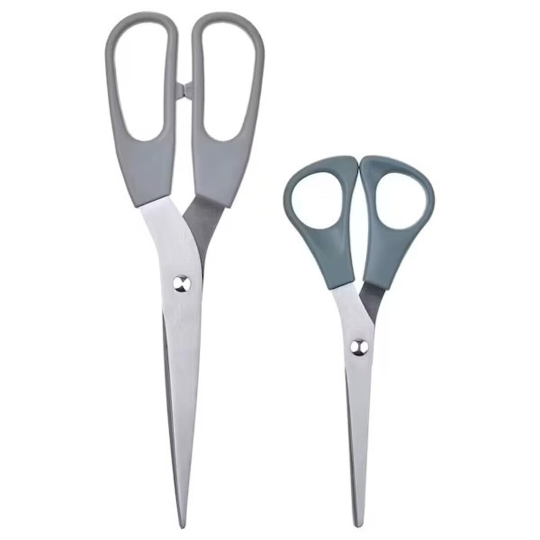 Digital Shoppy SVÄRDFISK Scissors, set of 2, stainless steel grey/grey-turquoise