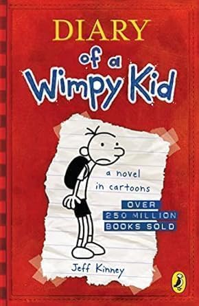 كتاب Diary of a Wimpy Kid Book 1, Graphic Novel for Kids and Teens, Bestseller Series
