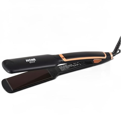 Hair Straightener, Ceramic Flat Iron - Salon Quality 750°F Heat for Curly & Straight Hair, Fast Heating, 360° Rotating Cord, Professional Styling Tool, HG-380
