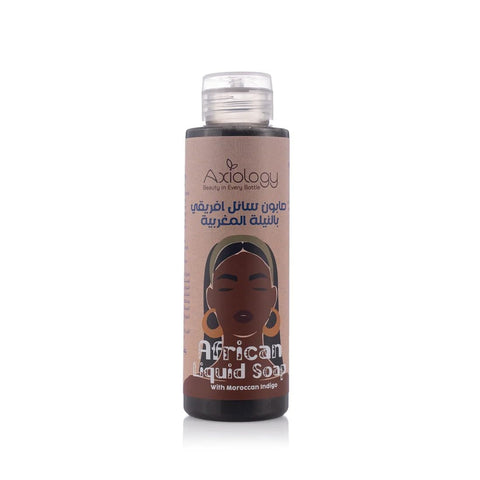 Axiology African Liquid Soap with Moroccan Indigo, 400 Millilitre