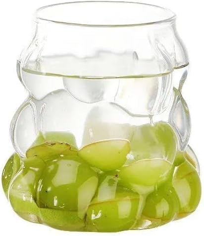 Portal Heat Resistant Bubbles Shaped Glass Hot and Cold Drinks Mug