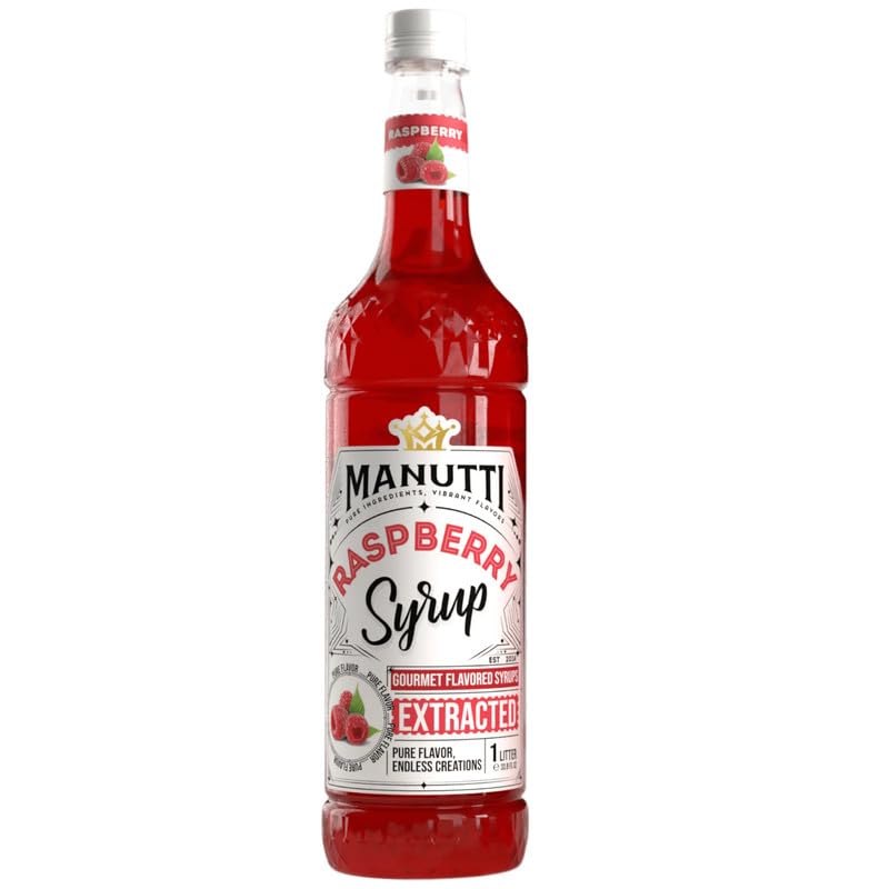 Manutti Foods Raspberry Extracted syrup - 1 L