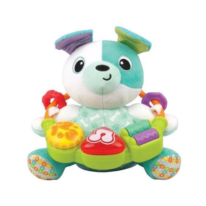 Play with Me Puppy - Interactive Plush Toy for Toddlers - Developmental Toy for Newborns and Infants Ages 0 Months and Up - 240104