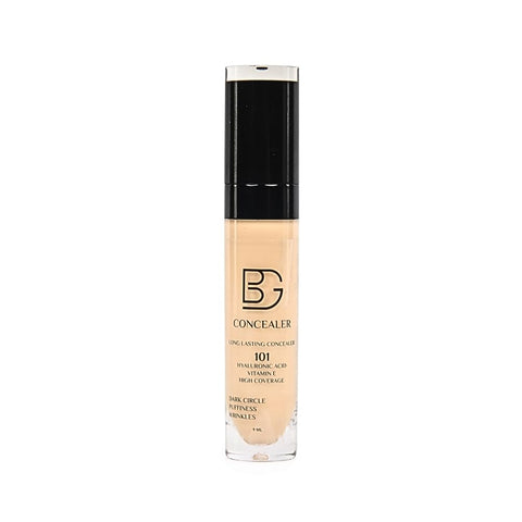 BG Concealer 101 9ml – Full Coverage Liquid Concealer for Dark Circles & Blemishes – Long-Lasting & Safe for all skin types
