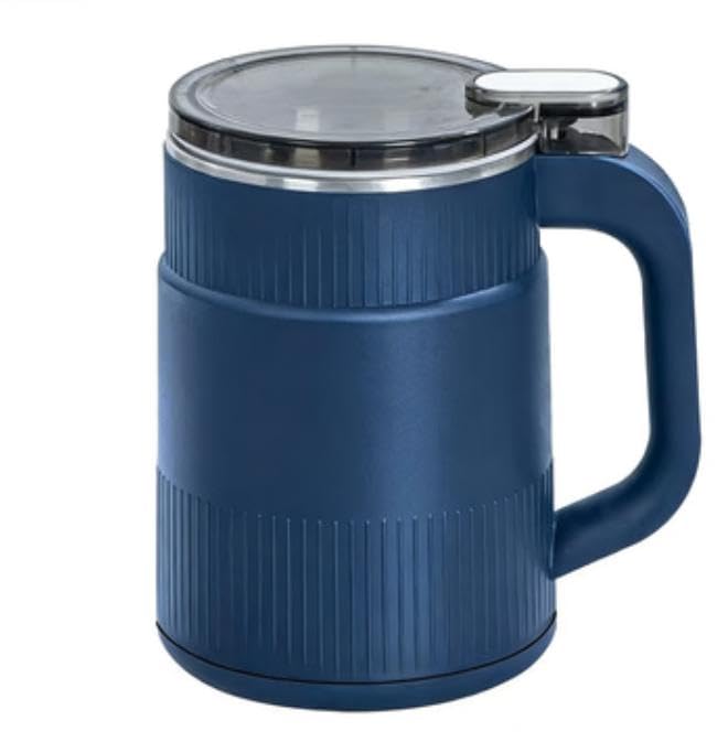 Grain Crusher - Electric Spice Grinder for Fine Powder, Small Household Multifunction Smash Machine Made of Stainless Steel for Grains Condiments Coffee, Blue Color Durable and Easy to Clean Daily