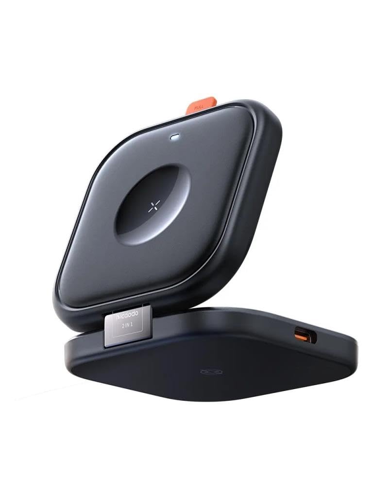 Mcdodo True 15W 2 in 1 for iPhone Foldable Magnetic Wireless Charging Station