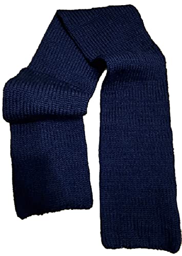 Scarf double layer, Crochet knitting, color(Black), High quality yarns, 135x18 cm