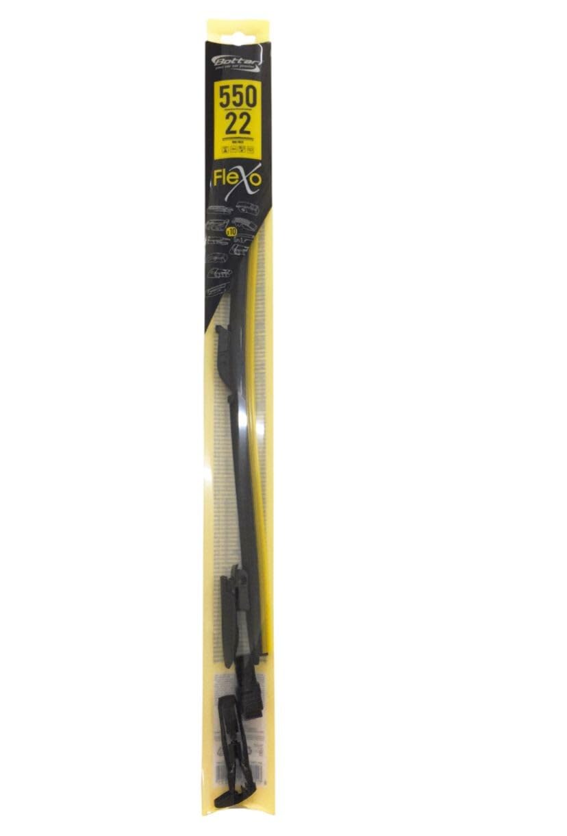 Bottari Flexo Flat Wiperblade, (600mm 24"), 10 Adapters-1PC