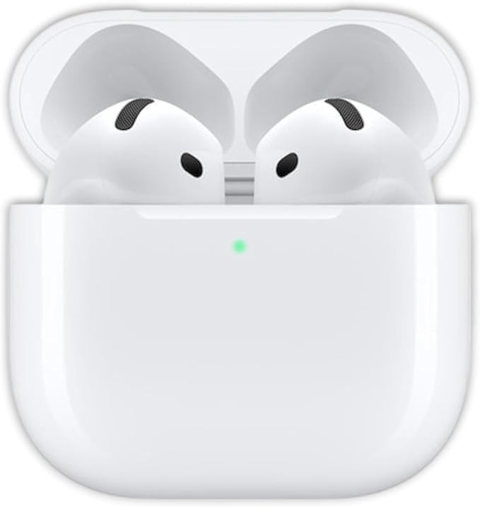 Wireless Earbuds Pro 4 Bluetooth Earphones with Charging Case White