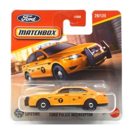 Matchbox Police Interceptor DieCast Metal