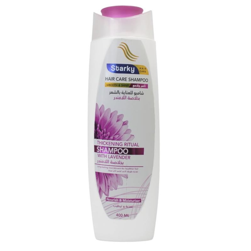 Starky Hair Care Shampoo With Lavender Smooth&Shiny Nourish&Moisturiser-400ml