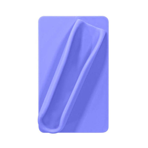 fashion mania Lip Gloss Adhesive Sleeve for Cell Phone, Silky Silicone Lip Holder Stick-on Phone Case, Compatible for iPhone Samsung Galaxy Android Smartphones (purple)