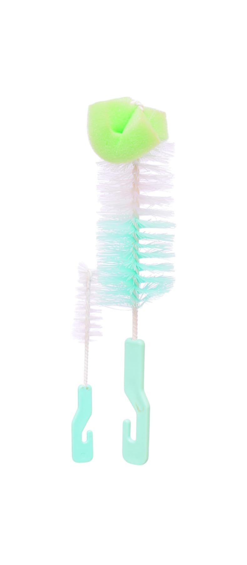 Baby Bottle Cleaning Brush Set, 2 Pieces - Green