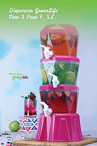 Dispenser GreenLife 3 parts 7 and half litres