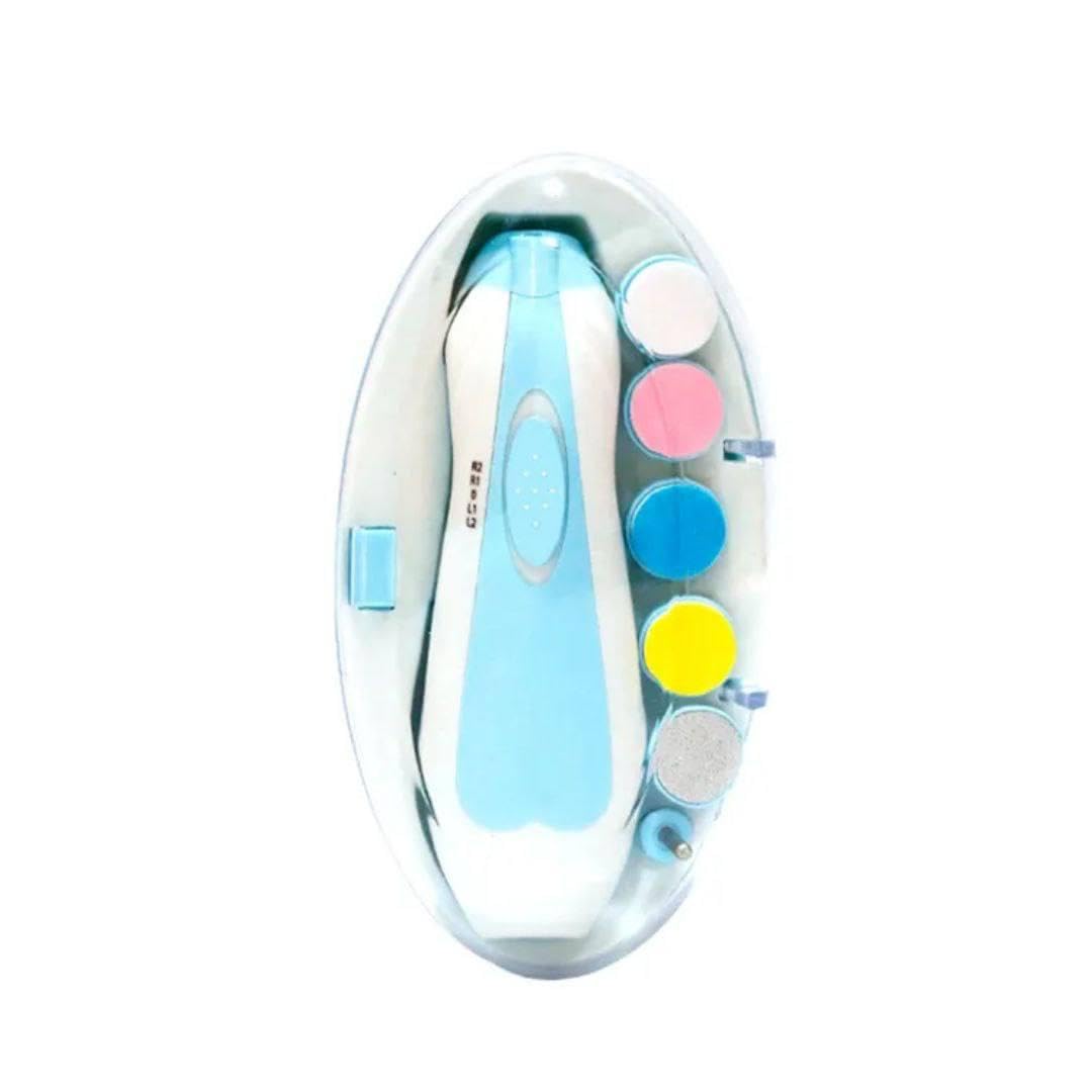Electric Baby Nail Drill Machine - Practical Tool Designed for Newborns Helps Soften and Clean Nails Safely with Built-in Light, Multiple Shuffles, Acrylic Box