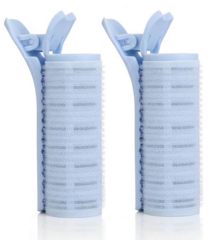 2 PCS Hair Root Fluffy Clips Hair Curlers Volume Curlers Root Clips Natural Fluffy Instant Bangs Heatless Curlers Heatless DIY Styling Tools Long And Short Hair Curlers-MULTICOLOR