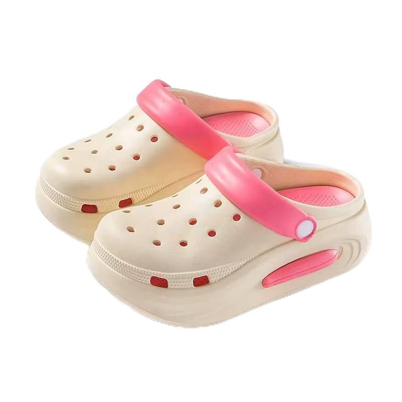 Ushop Women's Light Clog Fashion Cool Fashion Design Various Unique Colors Matching Shape Cute Material Leg Comfort