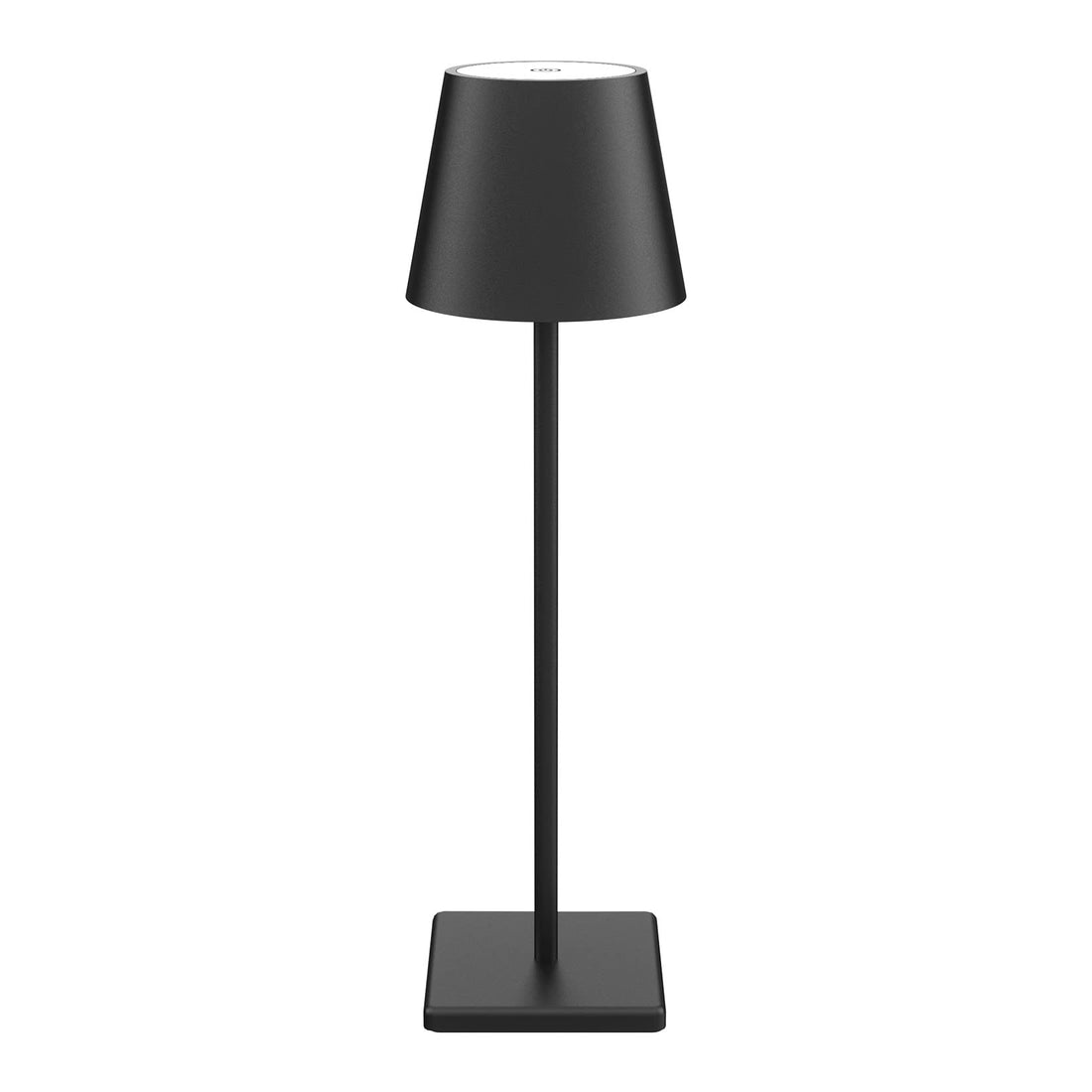 Modern LED Cordless Table Lamp,3W Touch Operated Table Lamp 3000k Warm White,5500mAh USB Rechargeable Battery Desk lamp,IP54 Indoor/Outdoor Table Lamp(Black)