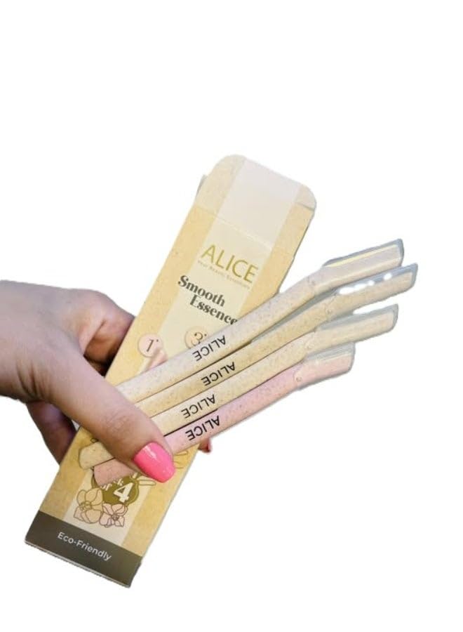 Ladies Razor Set – 4 Pieces Facial Hair Removal & Dermaplaning Tool