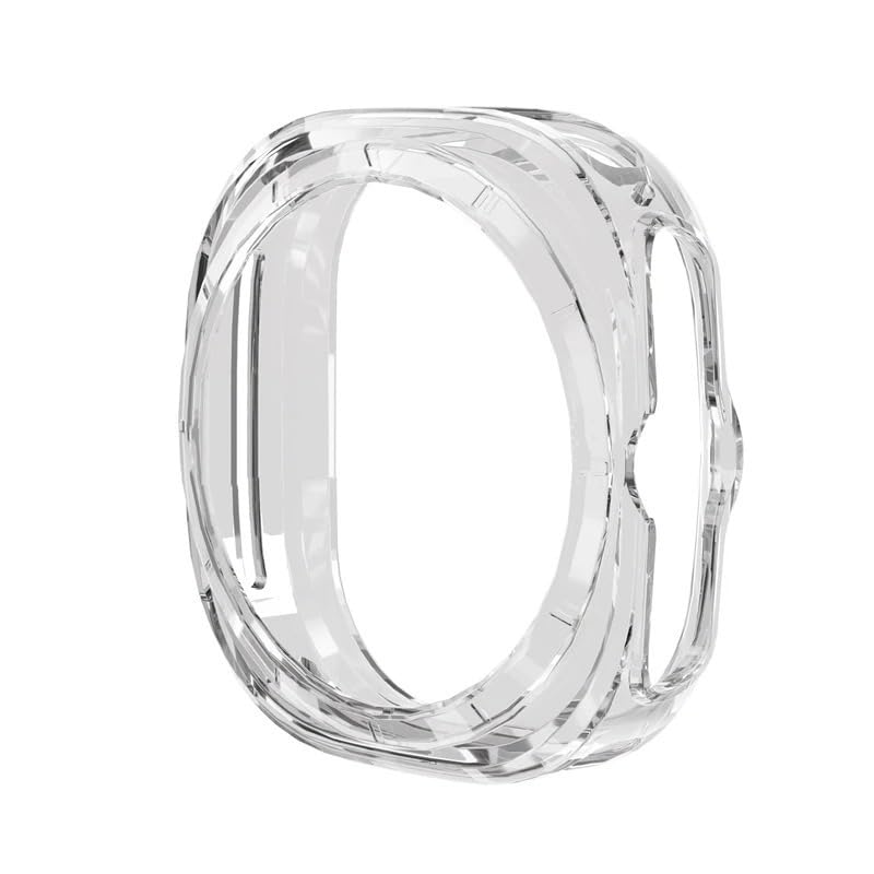 Case Compatible with 2024 Samsung Galaxy Watch 7 Ultra 47mm, Soft TPU Bumper Clear Protective Cover for Men Women Accessories [No Screen] (Transparent)