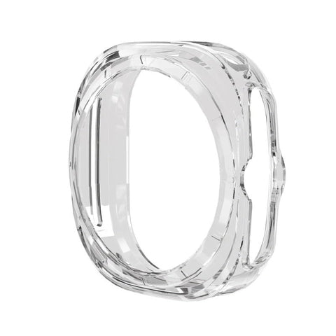 Case Compatible with 2024 Samsung Galaxy Watch 7 Ultra 47mm, Soft TPU Bumper Clear Protective Cover for Men Women Accessories [No Screen] (Transparent)