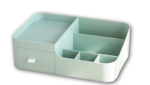 Cosmetic Case - Practical home organizer with drawer for dressing tables, crafted to keep makeup kits, lipsticks, nail varnishes, beauty brushes, skincare creams, and fragrance bottles clean and
