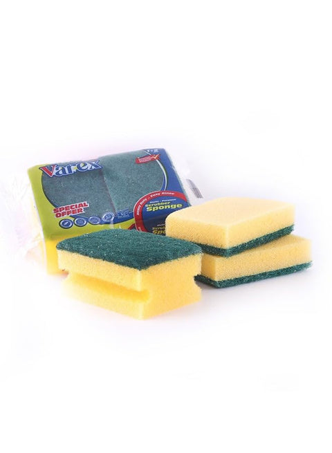Varex Special Offer kitchen Sponge Nail Saver, Flat 3 Piece