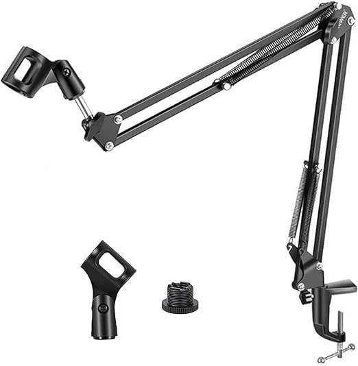 Microphone Stand Broadcast Studio Mic Suspension Boom Scissor Arm Stand