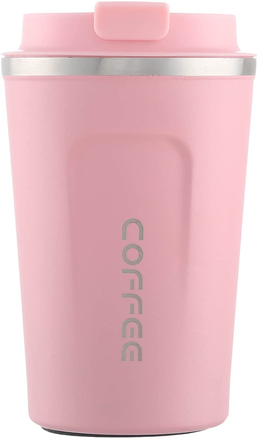 Vacuum Thermal Insulated Tumbler Coffee Tea Coffee Mug Tea And Spaghetti - 380 ml (Pink)