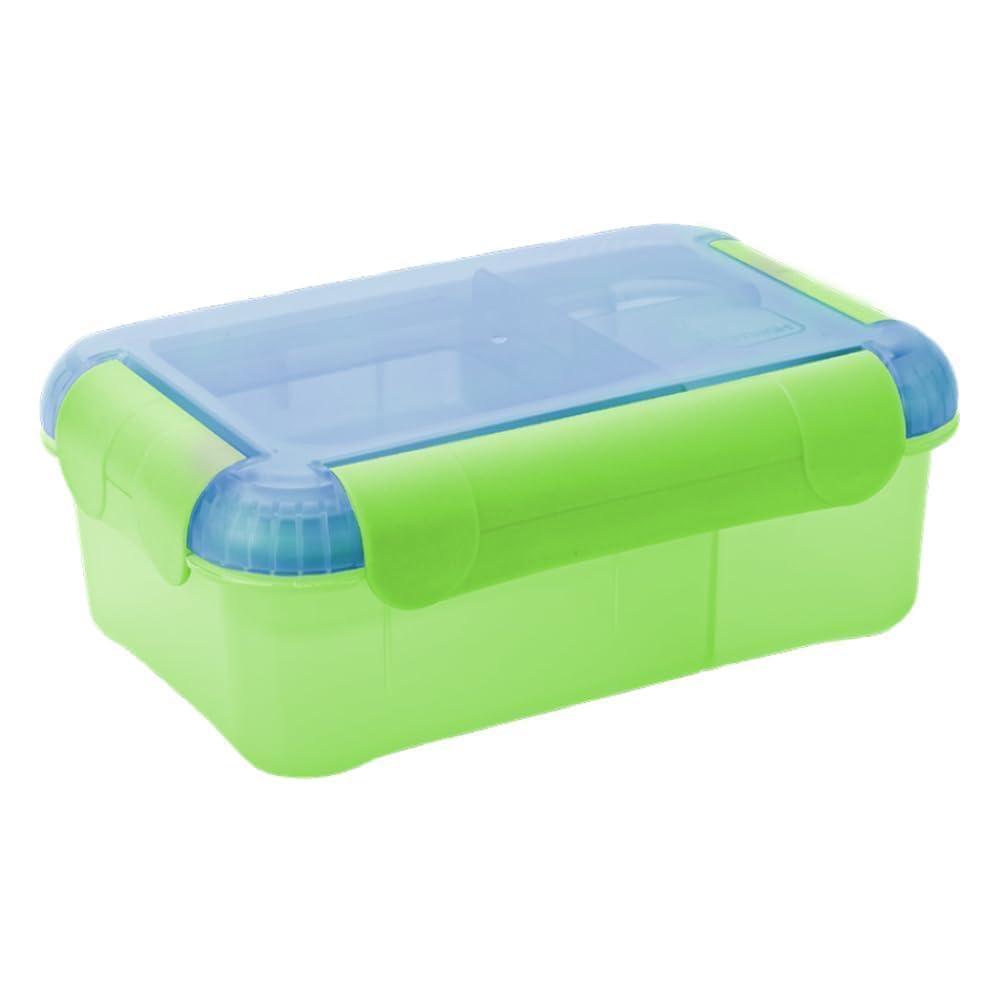 Smash Lunch Box Bento Large 1.6 L Green with Blue